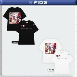 Thumbnail Áo thun FIDE Hello Kitty phông unisex form rộng local brand nam nữ cổ tròn oversize - AT161 1