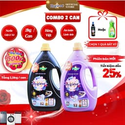 Thumbnail Nước giặt xả HygienC Plus+ công nghệ 2 trong 1 thái - Khối lượng 2Kg - CB2C2 1