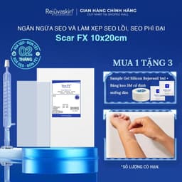 Thumbnail Miếng Dán Xẹp Sẹo Lồi / Phì Đại REJUVASKIN Scar FX 10x20cm 1