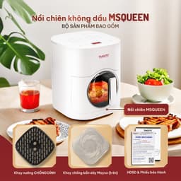 Thumbnail Nồi chiên không dầu Masuto MSQueen 6L màn hình cảm ứng, 2 tầng đốt đối lưu không cần lật trở 4