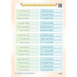 Thumbnail Sách - Để giỏi Toán con phải giỏi tính lớp 5 (QB) 3