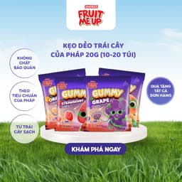 Thumbnail Kẹo Dẻo Trái Cây Gummy 20G (Combo 10 Túi & 20 Túi) - Nhập Khẩu Từ Pháp Của Pháp - ANDROS FRUIT ME UP GUMMY 2