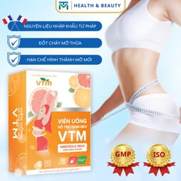 Thumbnail Viên uống hỗ trợ giảm béo VTM giảm cảm giác thèm ăn, tăng phân giải mỡ thừa, an toàn hiệu quả - lọ 60 viên 1