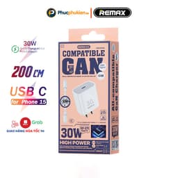 Thumbnail Bộ sạc nhanh 30w chính hãng Remax U71 sạc đầy 60% pin 15,16 seris chỉ trong 30 phút - Phúc Phụ Kiện 1