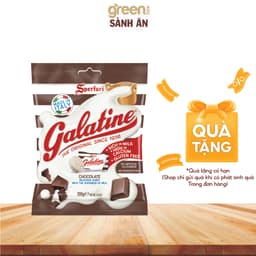 Thumbnail Kẹo sữa Galatine Ý 100g, giàu Canxi hương socola 1