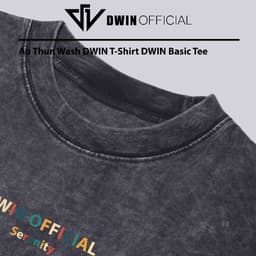Thumbnail Áo thun WASH nam nữ DWIN basic tee tay lỡ phông cotton unisex oversize form rộng local brand tshirt 4