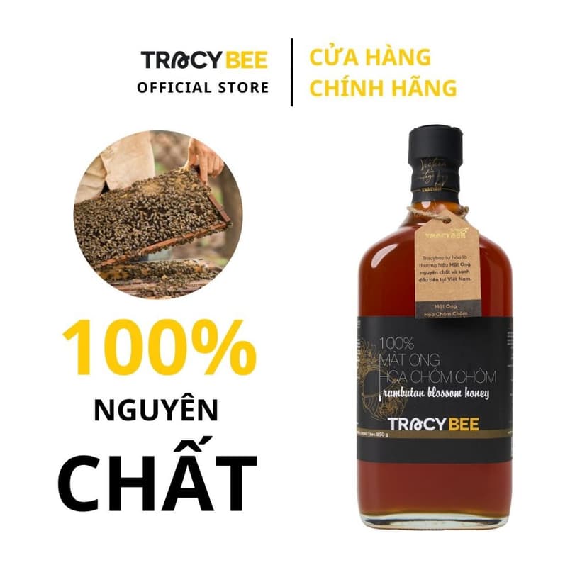 Ảnh MẬT ONG TRACYBEE HOA CHÔM CHÔM 600ml 2