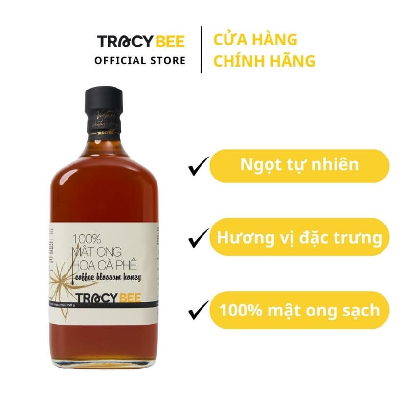 Ảnh MẬT ONG HOA CÀ PHÊ TRACYBEE 600ml 2