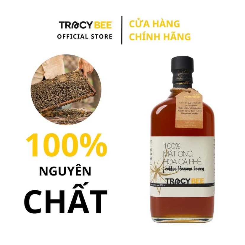 Ảnh MẬT ONG HOA CÀ PHÊ TRACYBEE 600ml 1