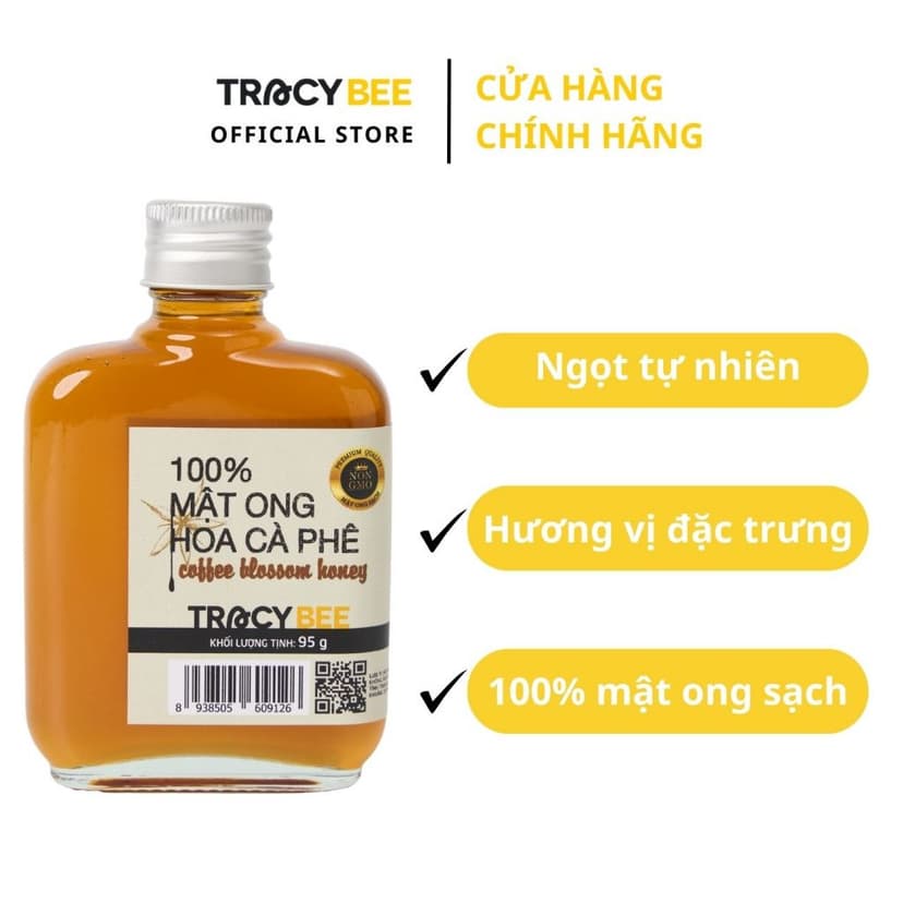 Ảnh Mật ong hoa cà phê Tracybee 95gr 3