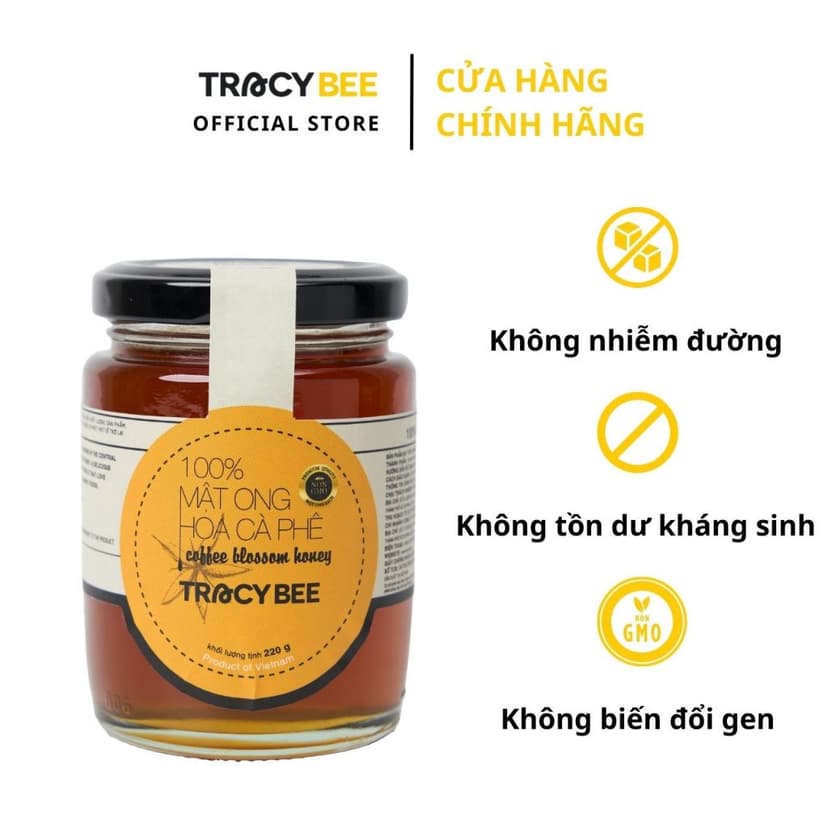 Ảnh MẬT ONG HOA CÀ PHÊ TRACYBEE 189ML 1