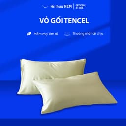 Thumbnail Bao gối nằm He thong NEM cao cấp Vỏ áo bao gối 40x60 50x70cm lụa tencel 60s nằm ngủ mát 1
