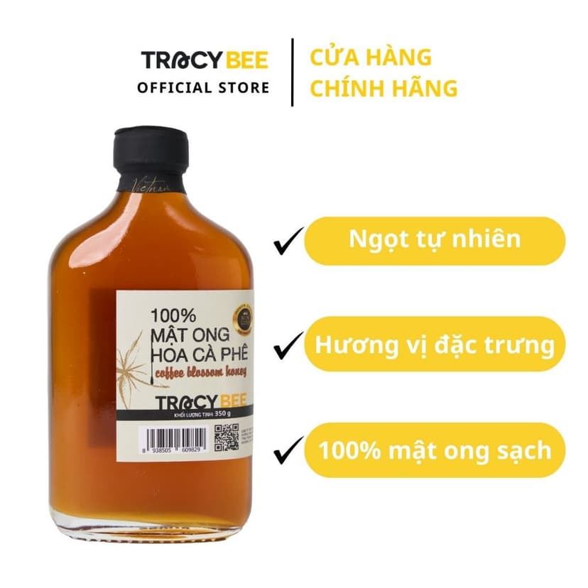 Ảnh Mật ong hoa cà phê Tracybee 350gr 3