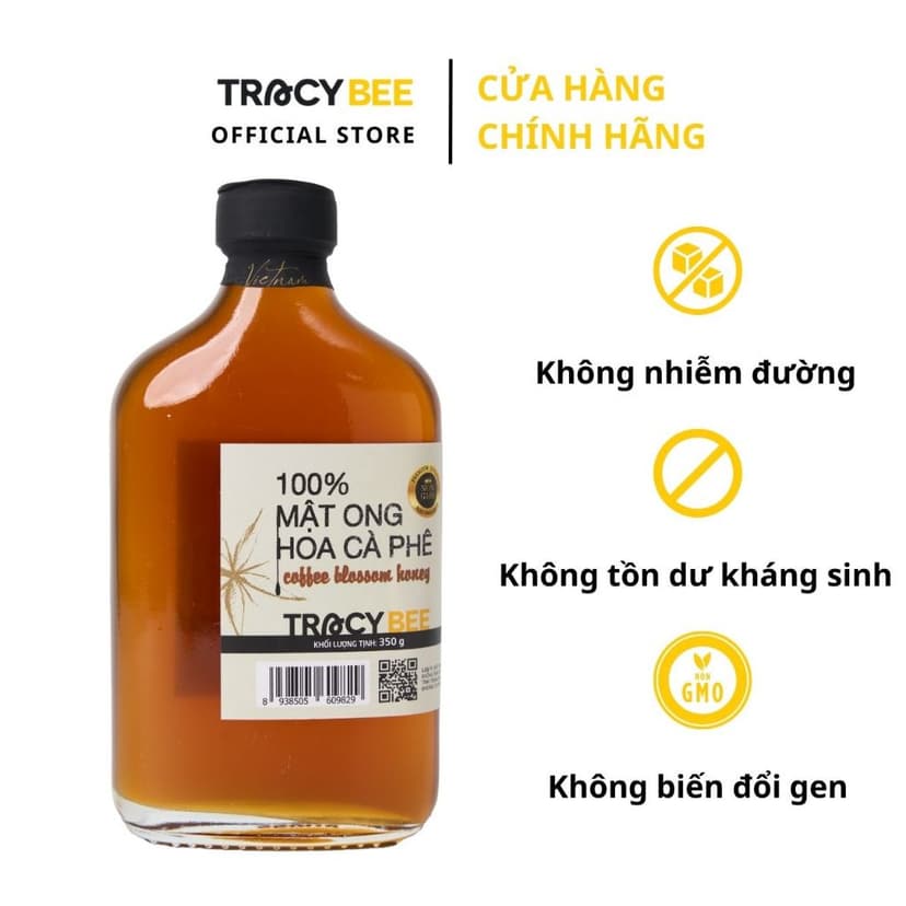 Ảnh Mật ong hoa cà phê Tracybee 350gr 1