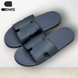 Thumbnail Dép Nam GEMIS Quai Ngang 5 Màu Size 38-44, Quai Da Sần Phủ Nano, Đế Đúc Cao Xu Chống Trơn Trượt 3