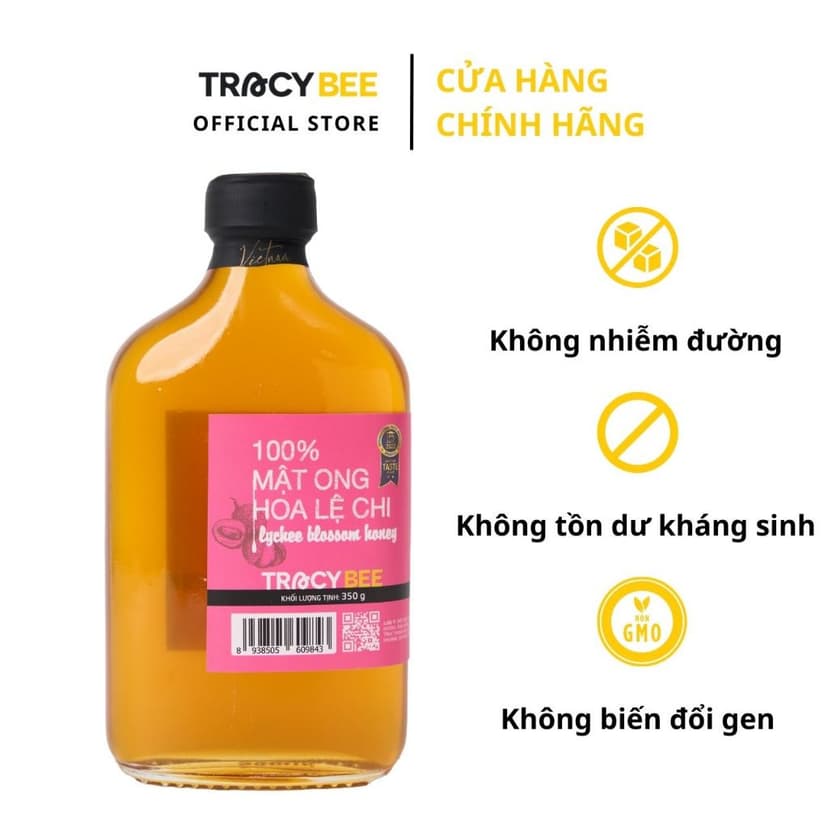Ảnh Mật ong hoa lệ chi Tracybee 350gr 1
