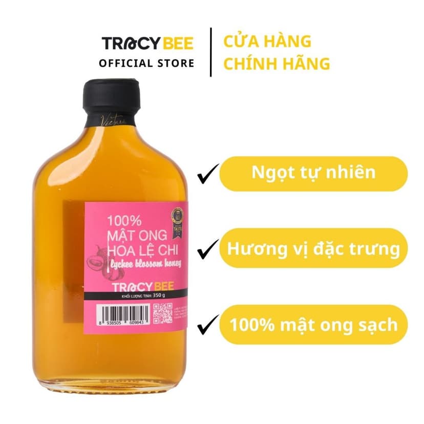 Ảnh Mật ong hoa lệ chi Tracybee 350gr 4