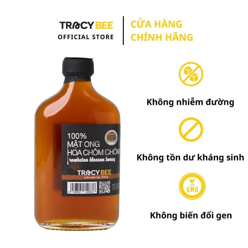 Ảnh Mật ong chôm chôm Tracybee 350gr 1