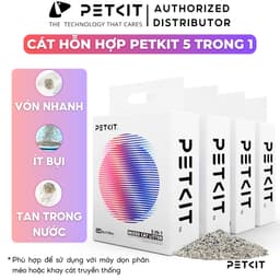 Thumbnail Cát hỗn hợp Petkit cao cấp 5 trong 1, khử mùi, vón tốt, xả tolet - Cát vệ sinh cho mèo 2