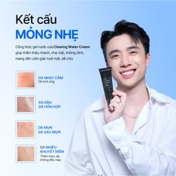 Thumbnail Kem dưỡng ẩm, hỗ trợ tái tạo da Midnight Blue Clearing Water Cream 50g 4