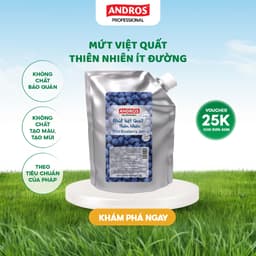 Thumbnail Mứt Việt Quất Thiên Nhiên Ít Đường - Không chất bảo quản - ANDROS - 1KG 1