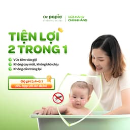 Thumbnail Nước Tắm Thảo Dược Dr.Papie Giúp Giảm Mẩn Ngứa Và Rôm Sảy, Hỗ Trợ Làm Sạch, Mát Da Bé - Chai 500ml 4