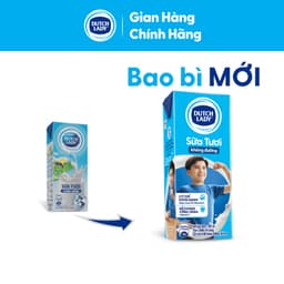 Thumbnail Thùng 48 Hộp Sữa Tươi Tiệt Trùng Dutch Lady Không Đường 48x180ml 2