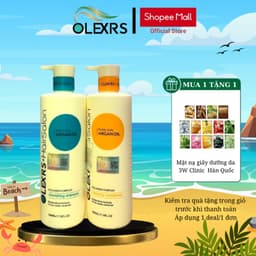 Thumbnail Cặp Dầu Gội Xả Olexrs Argan Oil Collagen Hair Salon Chính Hãng 500ml - Vàng 1