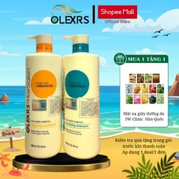Thumbnail Cặp Dầu Gội Xả OLEXRS+HairSalon Collagen Chống Gãy Rụng Và Phục Hồi Tóc Hư Tổn 960ml/1chai 1