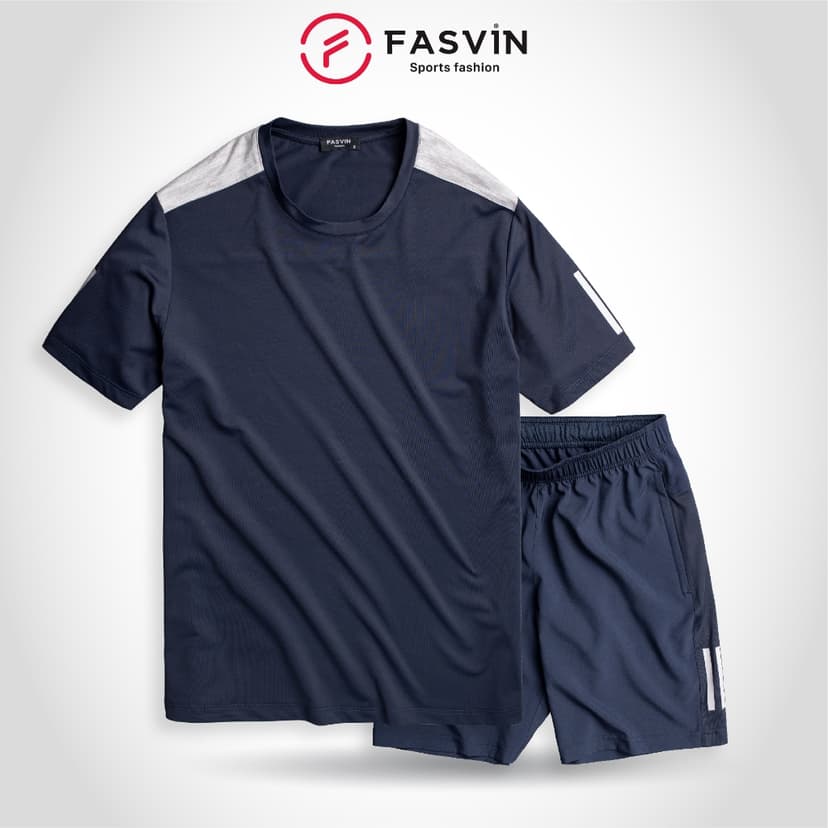 Ảnh Bộ Quần Áo Nam Thể Thao FASVIN AT22500.HN Hàng Nhà Máy Chất Liệu tốt Phom Dáng Đẹp 1