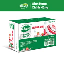 Thumbnail Thùng 48 Hộp Yomost Thạch Trái Cây Hương Dâu (48x180ml) 1