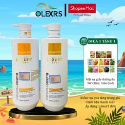 Thumbnail Cặp Dầu Gội Xả Olexrs+Hairsalon LUXURY Phục Hồi, Chống Rụng Tóc 960ml 1