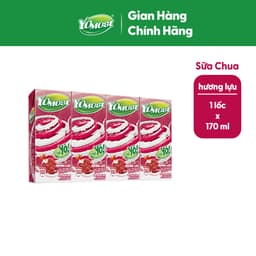 Thumbnail Lốc sữa chua lên men tự nhiên Yomost hương lựu 4x170ml 1
