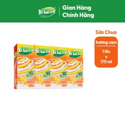 Thumbnail Lốc Sữa Chua Lên Men Tự Nhiên Yomost Hương Cam 4x170ml 1