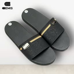 Thumbnail Dép Da Nam Quai Ngang Đế Cao Su Chống Trơn Trượt  4 Màu Luxuly DéP Slipper 2