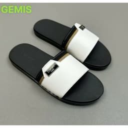 Thumbnail Dép Da Nam Quai Ngang Đế Cao Su Chống Trơn Trượt  4 Màu Luxuly DéP Slipper 3