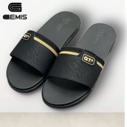 Thumbnail Dép Da Nam Quai Ngang Đế Cao Su Chống Trơn Trượt  4 Màu Luxuly DéP Slipper 1
