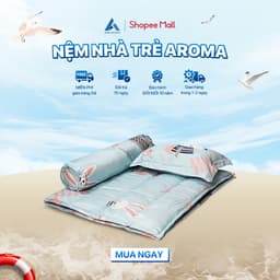 Thumbnail Bộ Nệm Mẫu Giáo Aroma Cho Trẻ Em, Vải Tencel Mát Không Hầm Bí Lưng, SET 5 MÓN 1