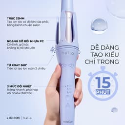 Thumbnail Máy uốn tóc tự động xoay Halio instaCurl Premium Automatic Hair Styler 4