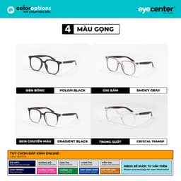 Thumbnail Gọng kính cận nam nữ chính hãng EYECENTER B147S nhựa dẻo siêu nhẹ nhập khẩu by Eye Center Vietnam 1