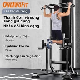 Thumbnail OneTwoFit Giàn Tập Thể Hình Đa Năng, giàn xà đơn xà kép có thể điều chỉnh chiều cao 1