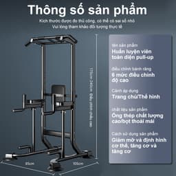 Thumbnail OneTwoFit Giàn Tập Thể Hình Đa Năng, giàn xà đơn xà kép có thể điều chỉnh chiều cao 2
