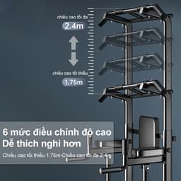 Thumbnail OneTwoFit Giàn Tập Thể Hình Đa Năng, giàn xà đơn xà kép có thể điều chỉnh chiều cao 4