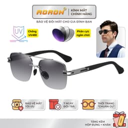Thumbnail Kính Mát Thời Trang Nam AORON Tròng Phân Cực Chống Tia UV400 Thiết Kế Gọng Vuông Sang Trọng Độc Đáo - AK061 1