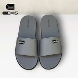 Thumbnail Dép Da Lê Quai ngang Nam đế kép 2 lớp cao 2cm - Đế Bằng Cao Su - Kiểu dáng ôm chân 2