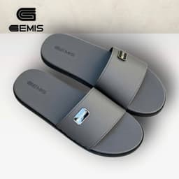 Thumbnail Dép Da Lê Quai ngang Nam đế kép 2 lớp cao 2cm - Đế Bằng Cao Su - Kiểu dáng ôm chân 1