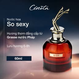 Thumbnail Nước Hoa Nữ Cenota SO SEXY Cá Tính, Gợi Cảm, Quyến Rũ Nổi Bật 60ml, Hương Thơm Từ Kinh Đô Nước Hoa Grasse (Pháp) 1