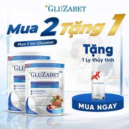 Thumbnail COMBO 2 LON 800G TIẾT KIỆM  - Gluzabet Chuyên Dùng Cho Người Tiểu Đường, Ổn Định Đường Huyết, Ngăn Ngừa Biến Chứng 1