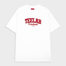 Thumbnail Áo Thun Thêu Teelab Basic Logo Form Rộng 8 Màu Hot Trend Unisex Local Brand TS324 2