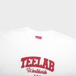 Thumbnail Áo Thun Thêu Teelab Basic Logo Form Rộng 8 Màu Hot Trend Unisex Local Brand TS324 4